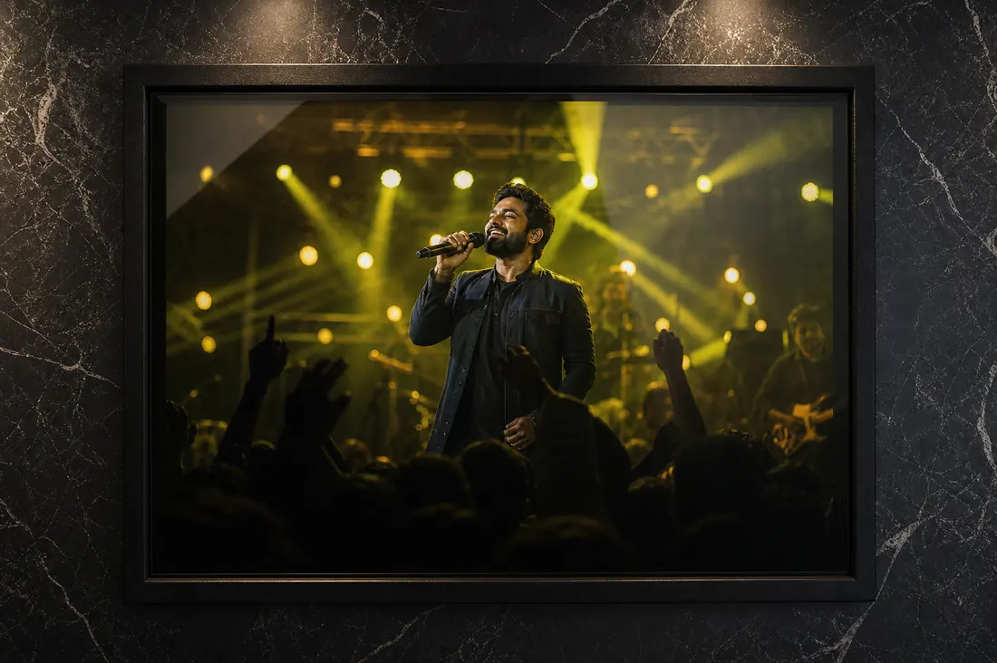 AI generated live concert gallery frame