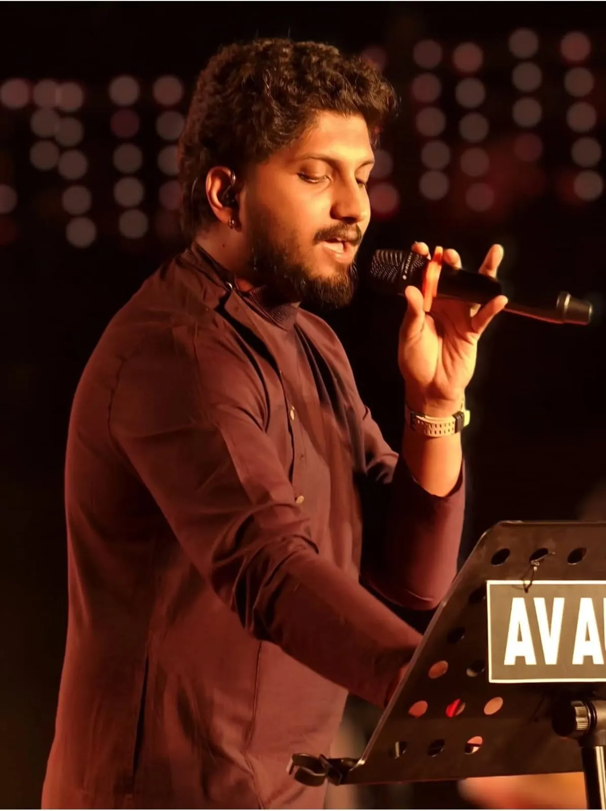Lead Vocal Closeup by Heart Beats Events